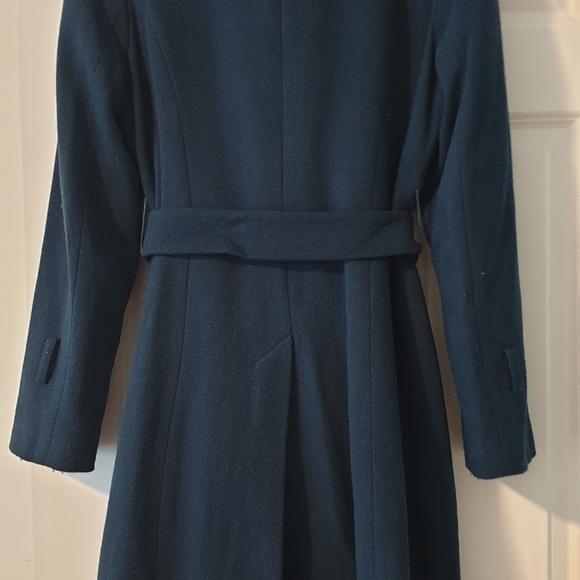 TOPSHOP LONG COWL NECK TRENCH COAT WOOL - Picture 6 of 13